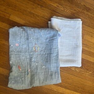 Pottery Barn Organic Cotton Blankets